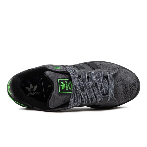 ⁦Adidas Campus x Youth of Paris Carbon Solar Green Core Black⁩ – תמונה ⁦3⁩