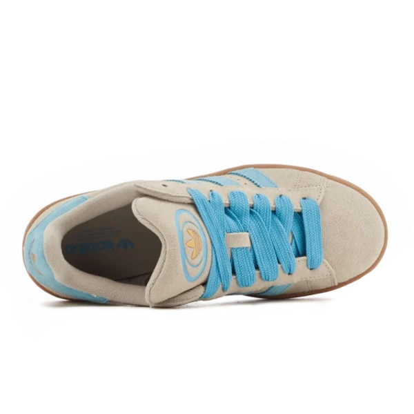 ⁦Adidas Campus 00s Putty Grey Preloved Blue Gold Metallic⁩ – תמונה ⁦3⁩