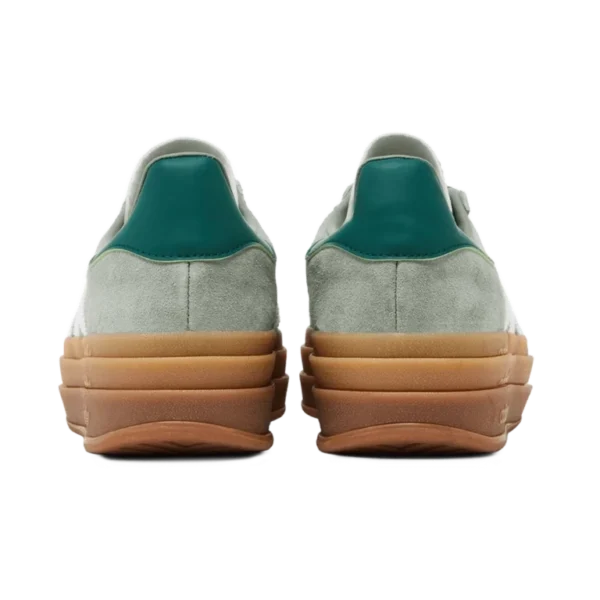 ⁦Adidas Gazelle Bold Silver Green Cloud White Collegiate Green⁩ – תמונה ⁦3⁩