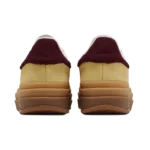 ⁦Adidas Gazelle Bold Platform Yellow Burgundy⁩ – תמונה ⁦3⁩