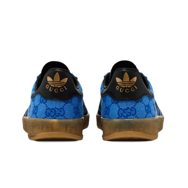 ⁦Adidas Gazelle x Gucci Blue GG Monogram⁩ – תמונה ⁦3⁩