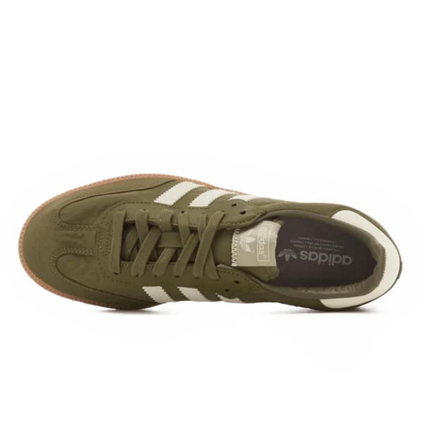 ⁦Adidas Samba OG Reflective Pack Focus Olive Wonder White Gum⁩ – תמונה ⁦3⁩