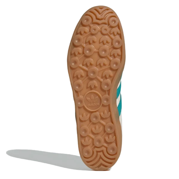 ⁦Adidas Gazelle Chalk White Turquoise Gum⁩ – תמונה ⁦5⁩