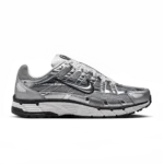 Nike P-6000 Metallic Silver Sail Black
