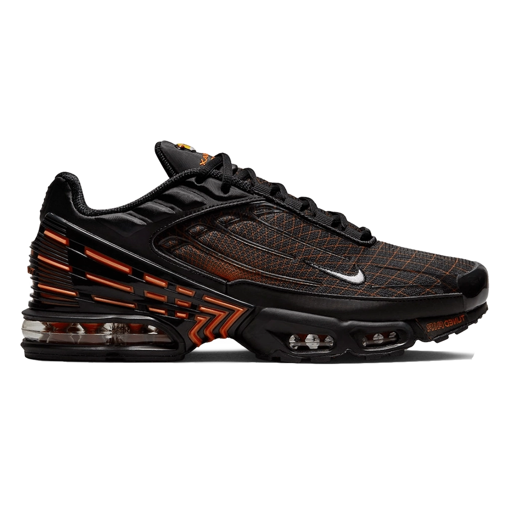 1 Nike Air Max Plus 3 “Spirograph” Black Safety Orange Iron Grey – תמונה 1