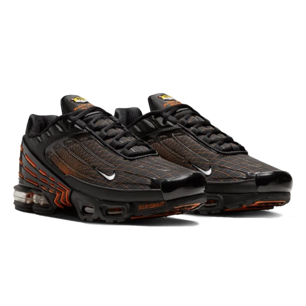 ⁦Nike Air Max Plus 3 “Spirograph” Black Safety Orange Iron Grey⁩ – תמונה ⁦2⁩
