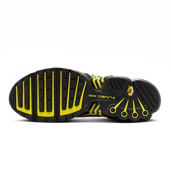 ⁦Nike Air Max Plus 3 Metallic Silver Opti Yellow Light Smoke Grey⁩ – תמונה ⁦5⁩