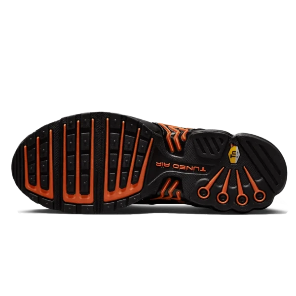⁦Nike Air Max Plus 3 “Spirograph” Black Safety Orange Iron Grey⁩ – תמונה ⁦5⁩