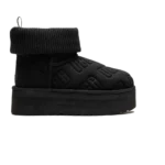 UGG Classic Mini Platform Felted Boots Black