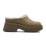 UGG New Heights Cozy Clogs Almond Beige