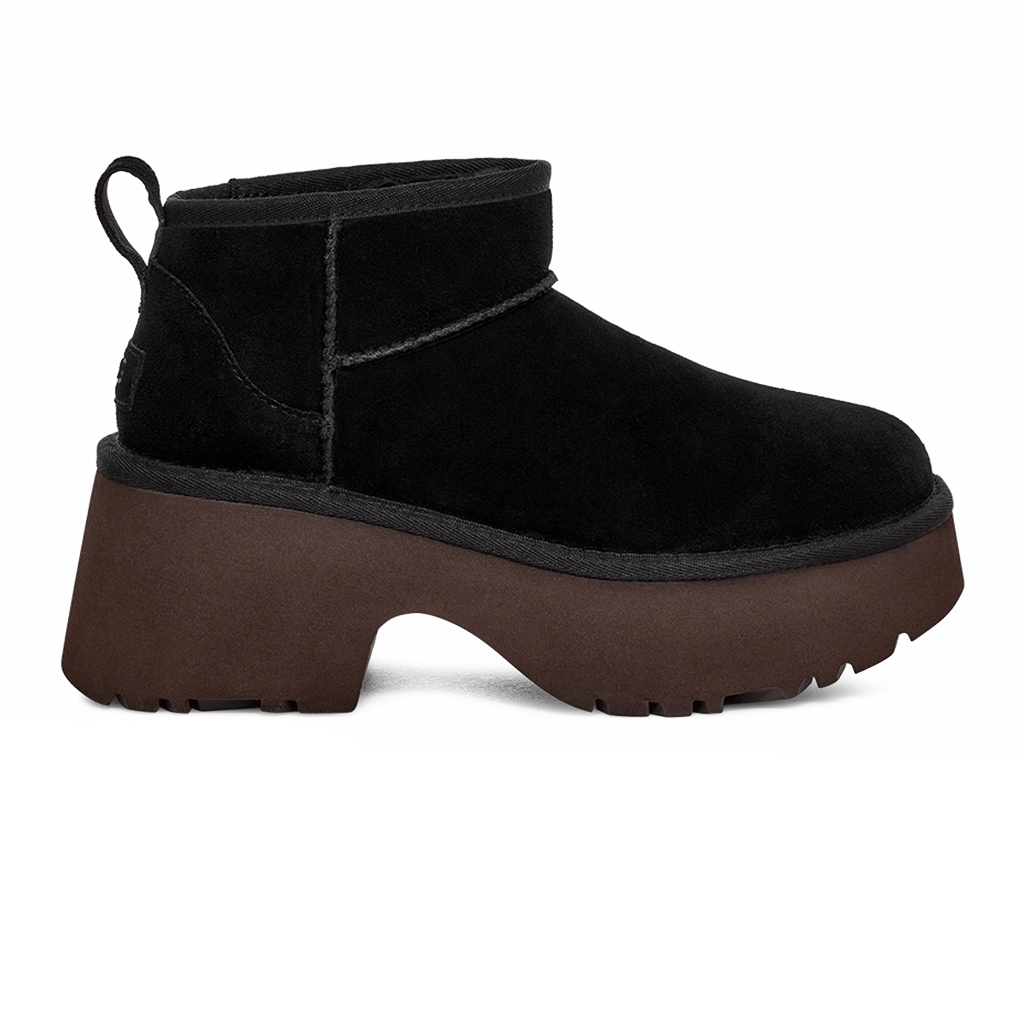 1 UGG Classic Ultra Mini New Heights Boots Black – תמונה 1