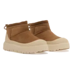 ⁦UGG Classic Ultra Mini Weather Hybrid Boots Chestnut Whitecap⁩ – תמונה ⁦2⁩