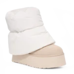 ⁦UGG Classic Mini Dipper Puffer White Ceramic⁩ – תמונה ⁦2⁩