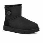 ⁦UGG Mini Bailey Button II Black⁩ – תמונה ⁦2⁩