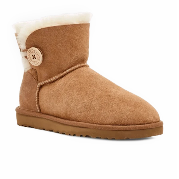 ⁦UGG Mini Bailey Button II Chestnut⁩ – תמונה ⁦2⁩