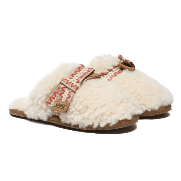 ⁦UGG Australian Shepherd Cecil Slippers Cream⁩ – תמונה ⁦2⁩
