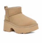 ⁦UGG Classic Ultra Mini New Heights Boots Mustard Seed⁩ – תמונה ⁦2⁩
