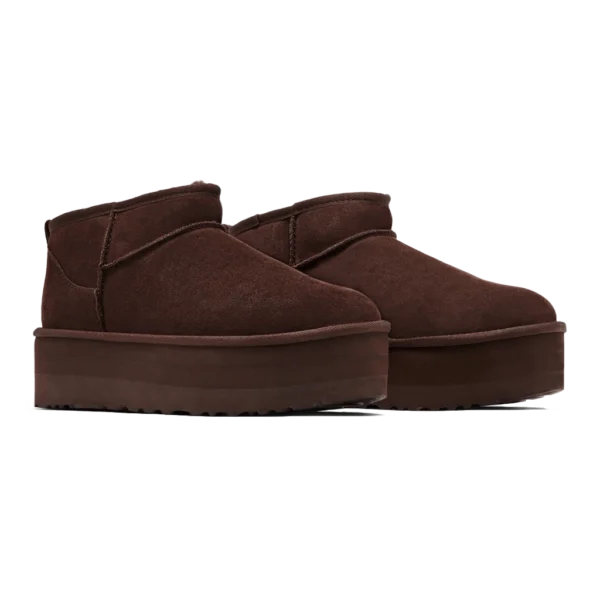 ⁦UGG Classic Ultra Mini Platform Boots Burnt Cedar⁩ – תמונה ⁦2⁩