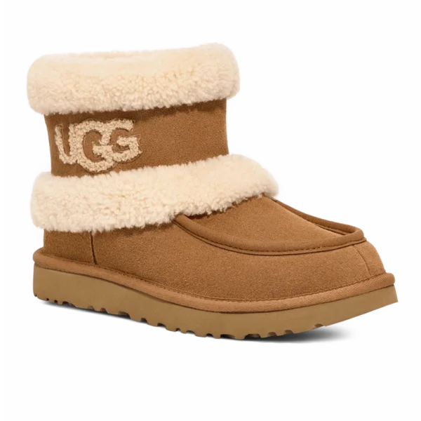 ⁦UGG Classic Ultra Mini Fluff Chestnut⁩ – תמונה ⁦2⁩