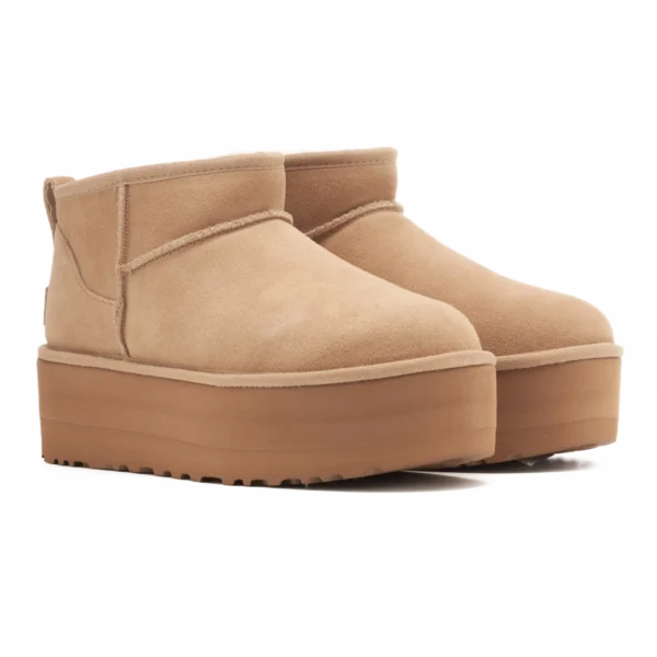 ⁦UGG Classic Ultra Mini Platform Sand⁩ – תמונה ⁦2⁩