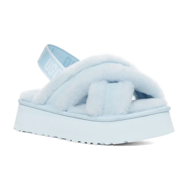 ⁦UGG Disco Cross Slides Blue⁩ – תמונה ⁦2⁩