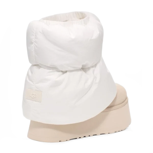 ⁦UGG Classic Mini Dipper Puffer White Ceramic⁩ – תמונה ⁦3⁩