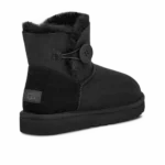 ⁦UGG Mini Bailey Button II Black⁩ – תמונה ⁦3⁩