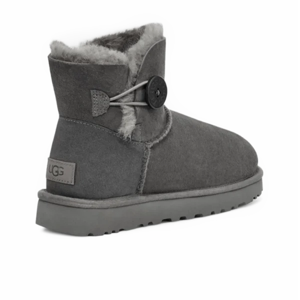 ⁦UGG Mini Bailey Button II Grey⁩ – תמונה ⁦3⁩