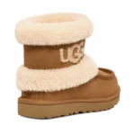 ⁦UGG Classic Ultra Mini Fluff Chestnut⁩ – תמונה ⁦3⁩