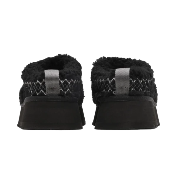 ⁦UGG Tazz Braid Slippers Black⁩ – תמונה ⁦3⁩