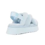 ⁦UGG Disco Cross Slides Blue⁩ – תמונה ⁦3⁩
