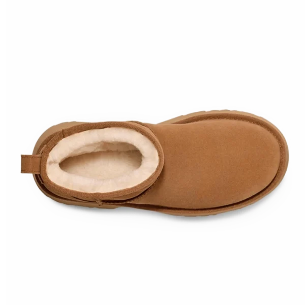 ⁦UGG Classic Ultra Mini New Heights Boots Chestnut⁩ – תמונה ⁦4⁩