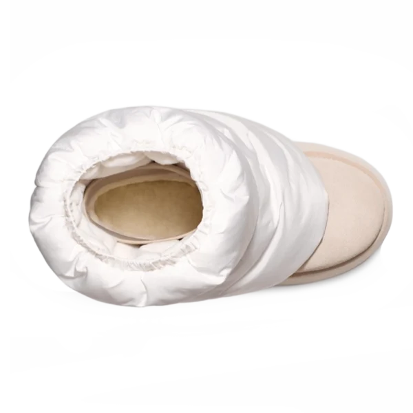 ⁦UGG Classic Mini Dipper Puffer White Ceramic⁩ – תמונה ⁦5⁩