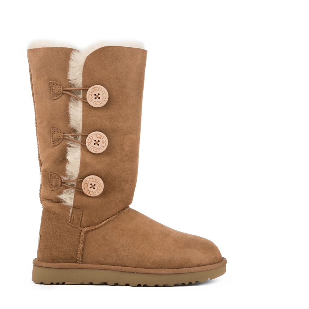 1 UGG Bailey Button Triplet II Chestnut – תמונה 1