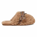 UGG Maxi Curly Sister Slide Chestnut