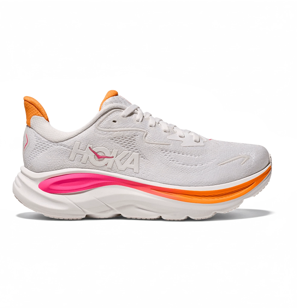 1 HOKA Clifton 10 White Electric Rose – תמונה 1