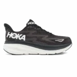 HOKA Clifton 9 Black White