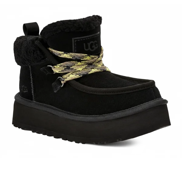 ⁦UGG Funkarra Cabin Cuff Boots Black⁩ – תמונה ⁦2⁩