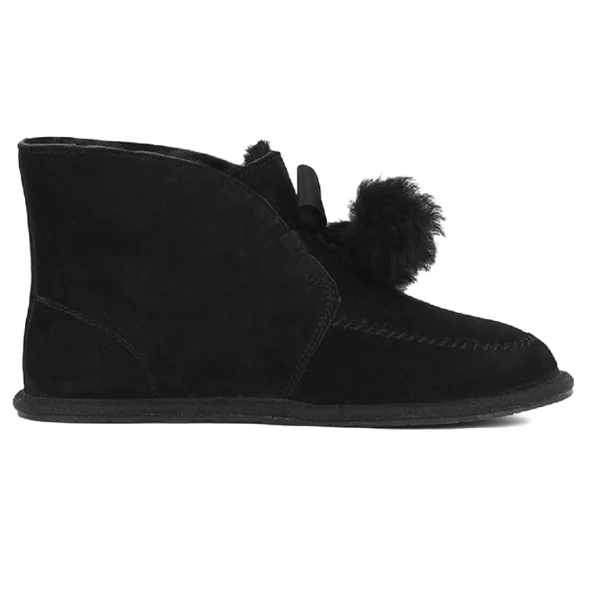 ⁦UGG Kallen Pom Pom Black⁩ – תמונה ⁦2⁩