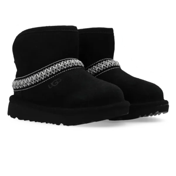 ⁦UGG Classic Mini Crescent Black⁩ – תמונה ⁦2⁩
