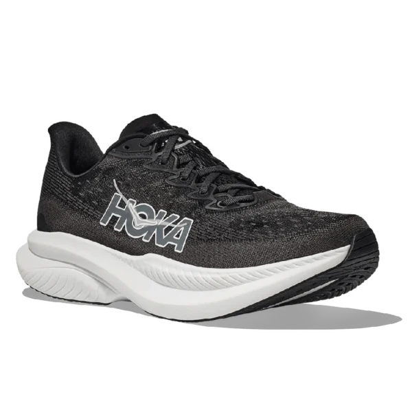 ⁦HOKA Mach 6 Black White⁩ – תמונה ⁦2⁩