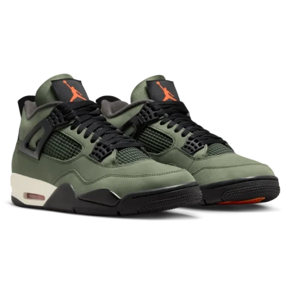 ⁦Air Jordan 4 "Undefeated" Deep Green Clementine⁩ – תמונה ⁦2⁩
