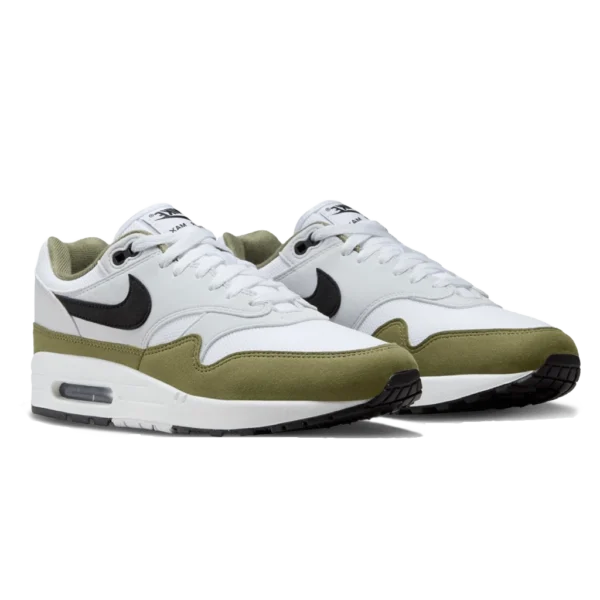 ⁦Air Max 1 Medium Olive White Black⁩ – תמונה ⁦2⁩