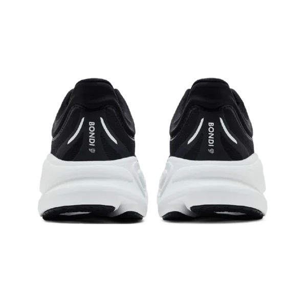 ⁦Hoka Bondi 9 Black White⁩ – תמונה ⁦3⁩