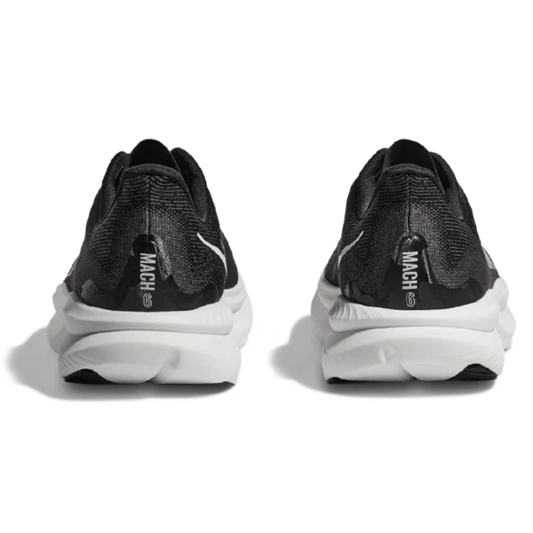⁦HOKA Mach 6 Black White⁩ – תמונה ⁦3⁩