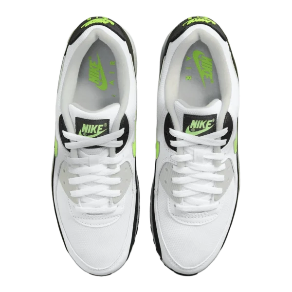 ⁦Air Max 90 White Hot Lime⁩ – תמונה ⁦4⁩