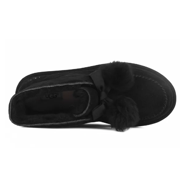 ⁦UGG Kallen Pom Pom Black⁩ – תמונה ⁦4⁩