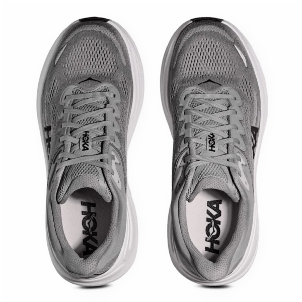 ⁦HOKA Bondi 9 Galactic Grey Stellar Grey⁩ – תמונה ⁦4⁩