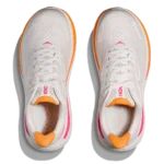 ⁦HOKA Clifton 10 White Electric Rose⁩ – תמונה ⁦4⁩