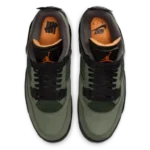 ⁦Air Jordan 4 "Undefeated" Deep Green Clementine⁩ – תמונה ⁦4⁩